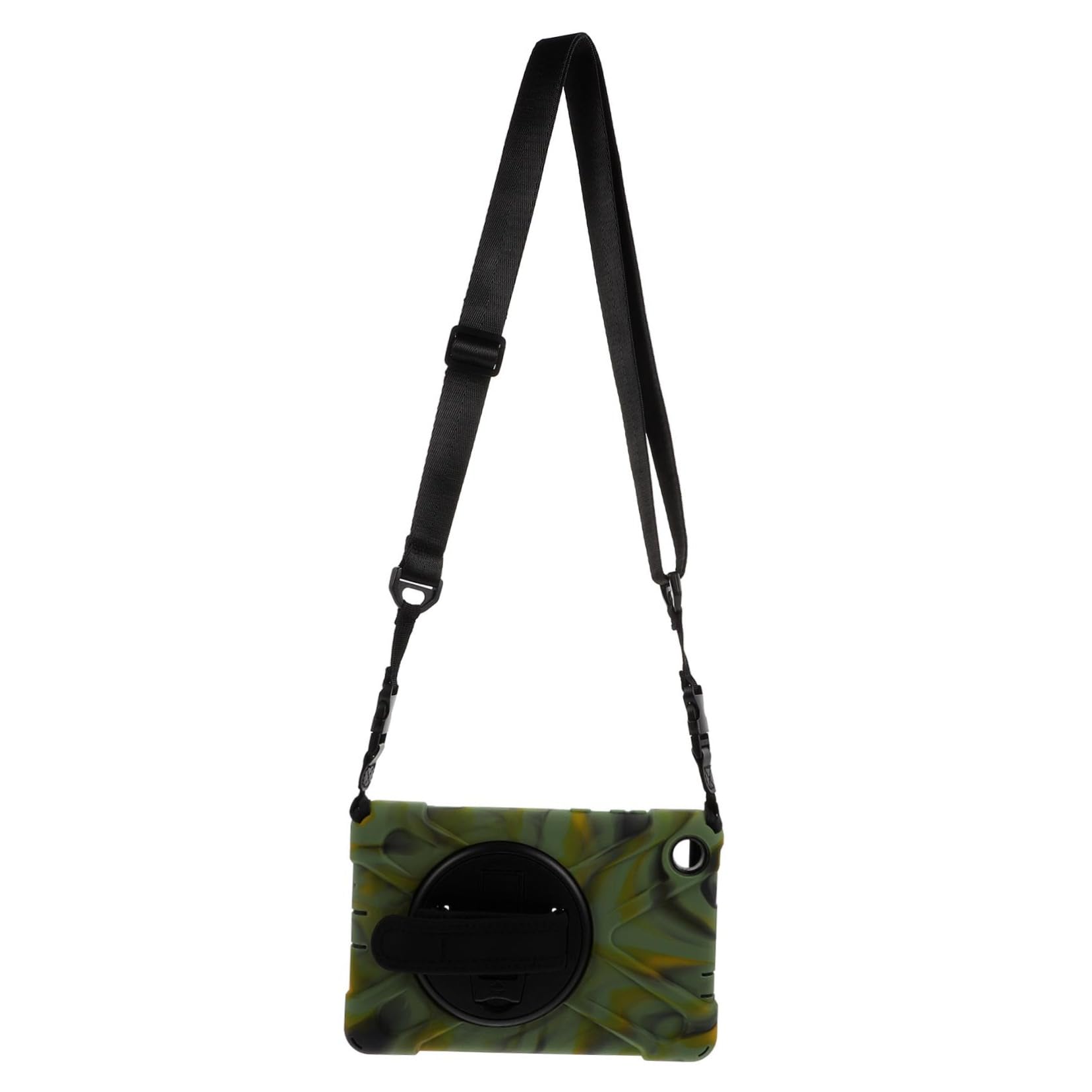 Angoily Funda Protectora para Tablet Tab M8 con Soporte Giratorio, Silicona y Pc, Diseño Compacto y Resistente a Golpes, Fácil de Quitar para Uso Diario