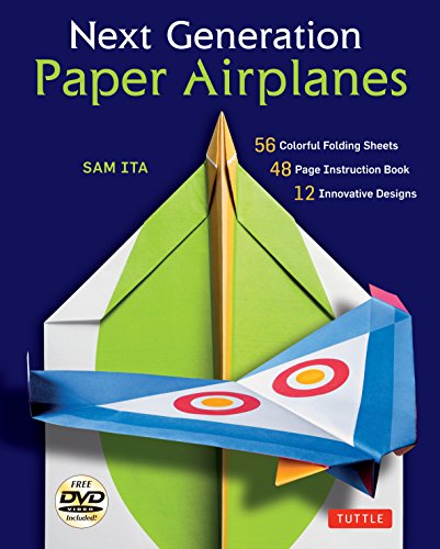 Next Generation Paper Airplanes Kit: Engineered for Extreme Performance, These Paper Airplanes are Guaranteed to Impress: Kit with Book, 32 origami papers & DVD image 2