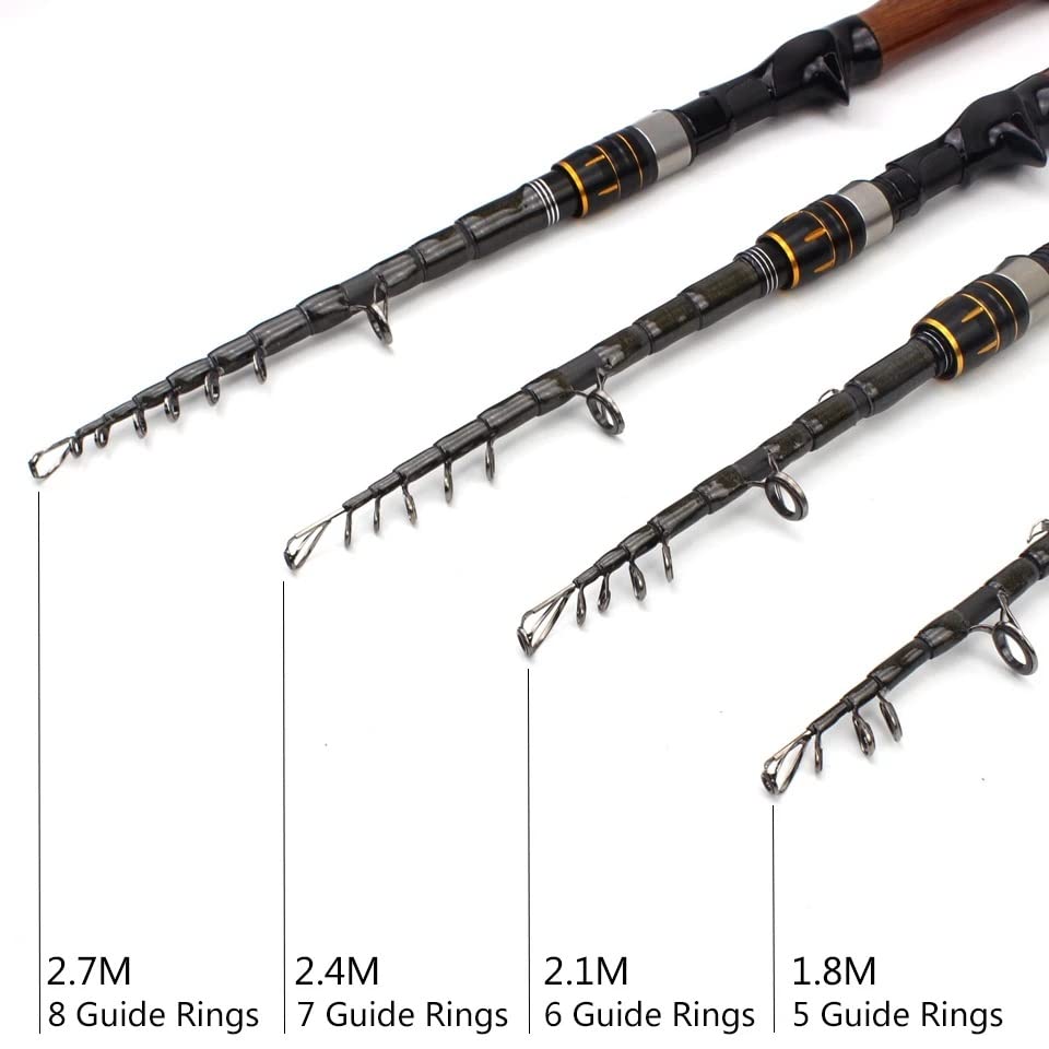 Tige de truite 5-20g en carbone de 2.1m pour lancer précis - 5