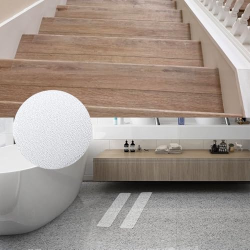 Image of Anti Slip Tape Clear 1 inch x 30Ft Non-Slip Stair Treads Tape Grip Tape Outdoor Indoor Waterproof Friction Tapes for Bathtubs Wooden Steps