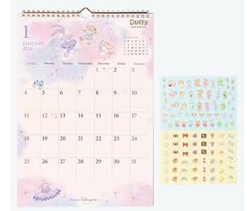 ダッフィー カレンダー　2026年 壁掛け用　ディズニーシー限定　3部セット ダッフィー カレンダー 2026年 壁掛け用 ディズニーシー限定