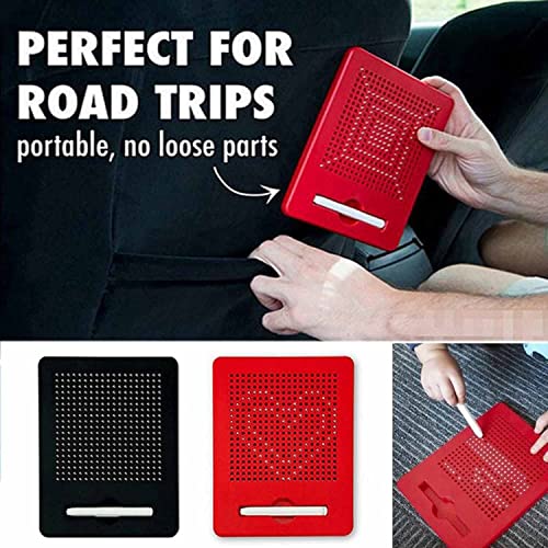 Image of VGRASSP Doodle Writing Magnetic Drawing Board - Erasable MagPad Play Pad for Kids (Drawing Board)(Red)