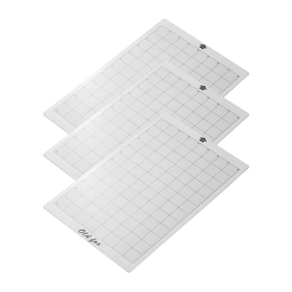 Replacement Cutting Mat Adhesive Mat with Measuring Grid 8 by 12 Inch for Silhouette Cameo Cricut Explore Plotter