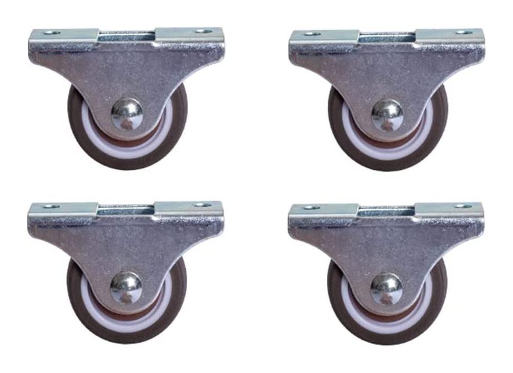Roulettes directionnelles à plaque 10cm en acier pour chaises