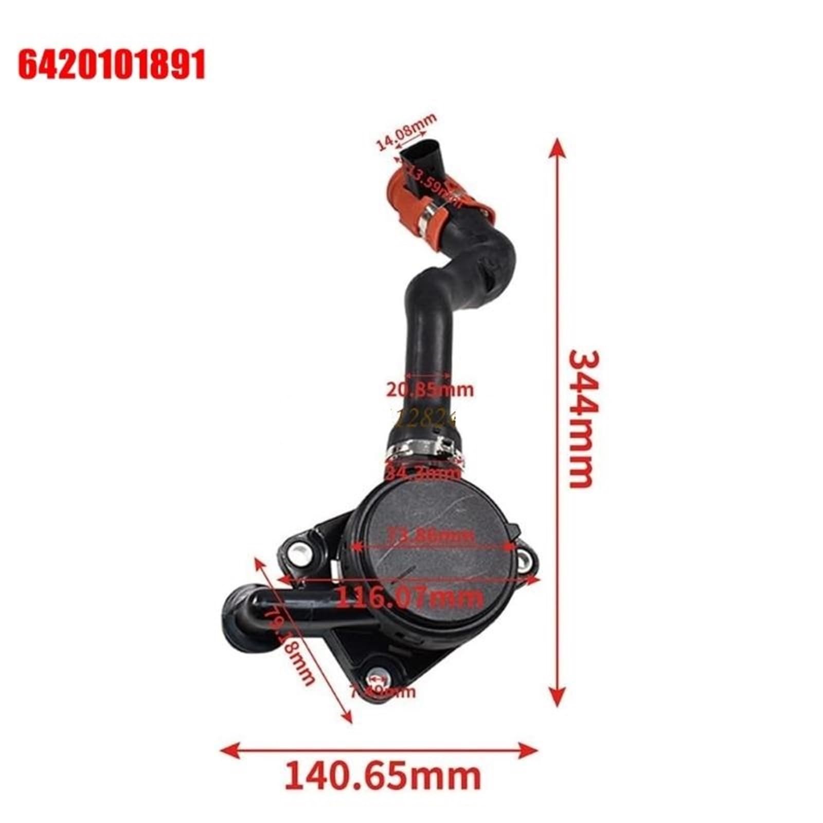 N5KD 6420101891 A6420101891 A6420100891 Valvole di sfiato del separatore dell'olio per W164 W203 W204 PCV System Oil Separator