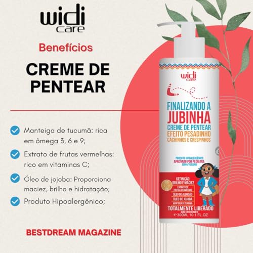 Kit Jubinha Linha Infantil Completo Com Creme Pesadinho Widi Care Vegano Hipoalergenico