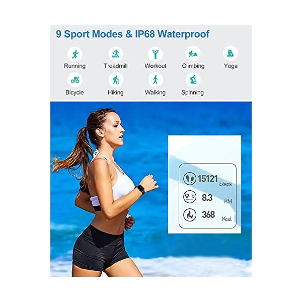 Willful-Smart-Watch-for-Android-Phones-and-iOS-Phones-Compatible-iPhone-Samsung-IP68-Swimming-Waterproof-Smartwatch-Fitness-Tracker-Fitness-Watch-Heart-Rate-Monitor-Smart-Watches-for-Men-Women-Black Willful Smart Watch for Android Phones and iOS Phones Compatible iPhone Samsung, IP68 Swimming Waterproof Smartwatch Fitness Tracker Fitness Watch Heart Rate Monitor Smart Watches for Men Women Black