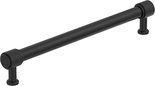 Amerock Faraday 12 inch (305mm) Center-to-Center Matte Black Appliance Pull, BP3