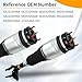 Front Right Air Suspension Strut Shock Absorber Compatible with Jeep Grand Cherokee 2016-2021, Grand Cherokee WK 2022, Passenger Side 68253204AD (Front Right)