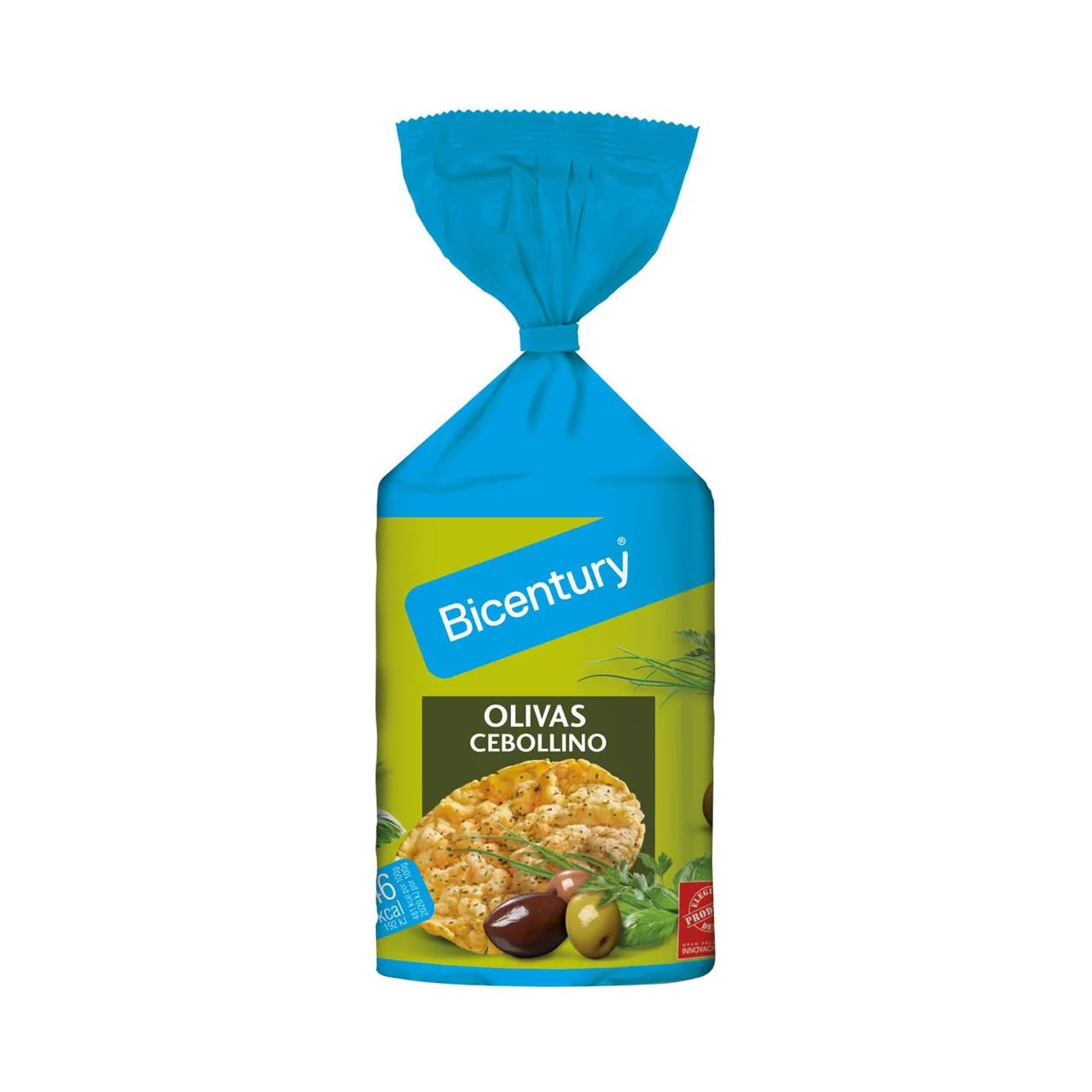 BICENTURY Maiswaffeln Oliven-Schnittlauch-Geschmack BIOCENTURY 124 g, 12er Pack