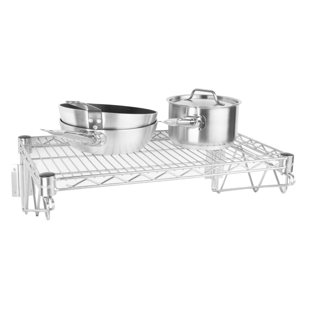 Vogue Wire Wall Shelves incl end brackets - 610x360mm