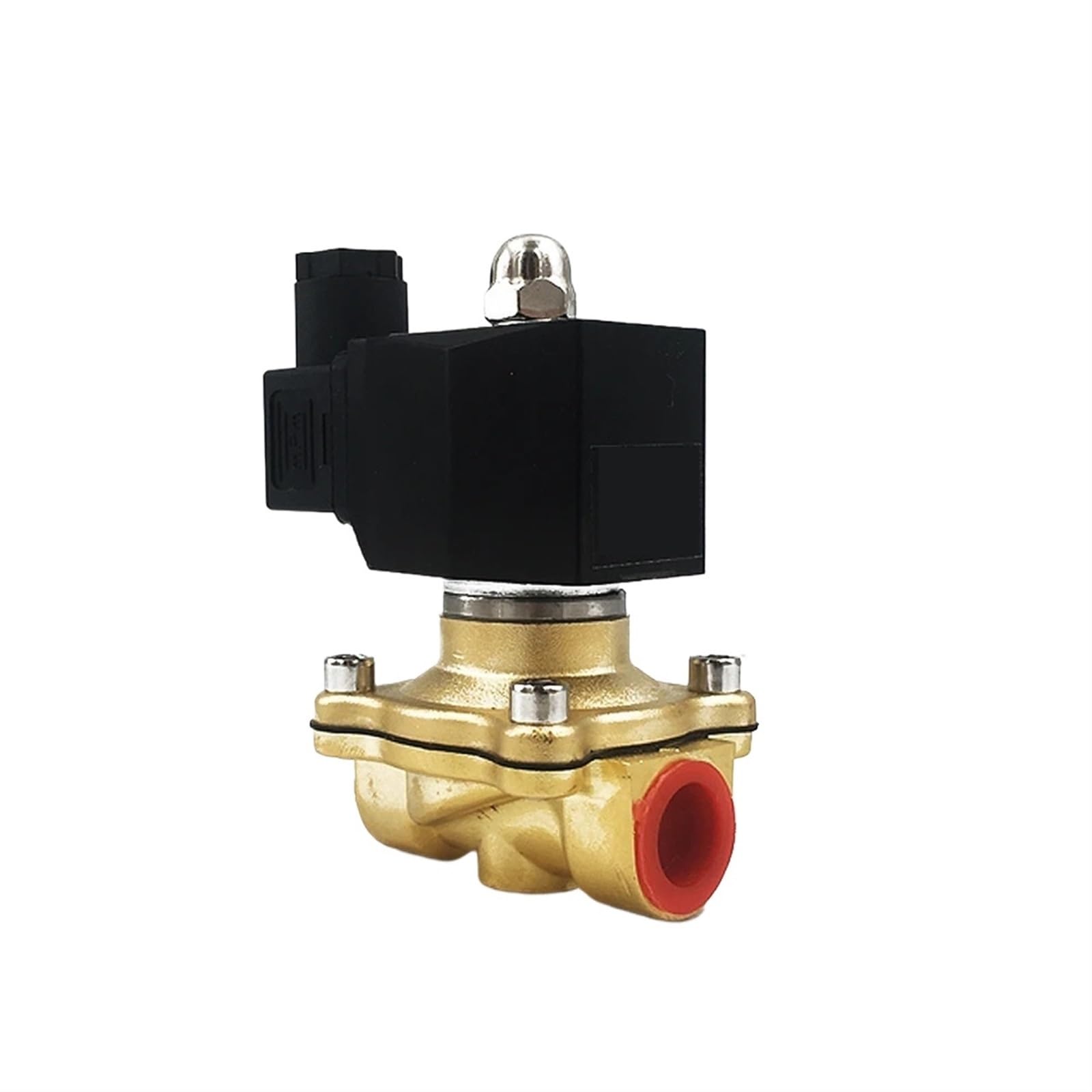Électrovanne pneumatique en laiton DN25 AC 220V anti fuite eau et gaz