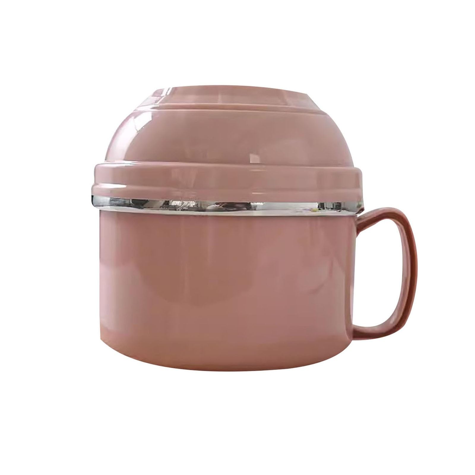 Fiambrera Hermetica Infantil, Bolsa de Almuerzo Aislada, Lonchera Portátil para el Trabajo, Fiambrera a Prueba de Fugas con Compartimentos(Pink,Large)