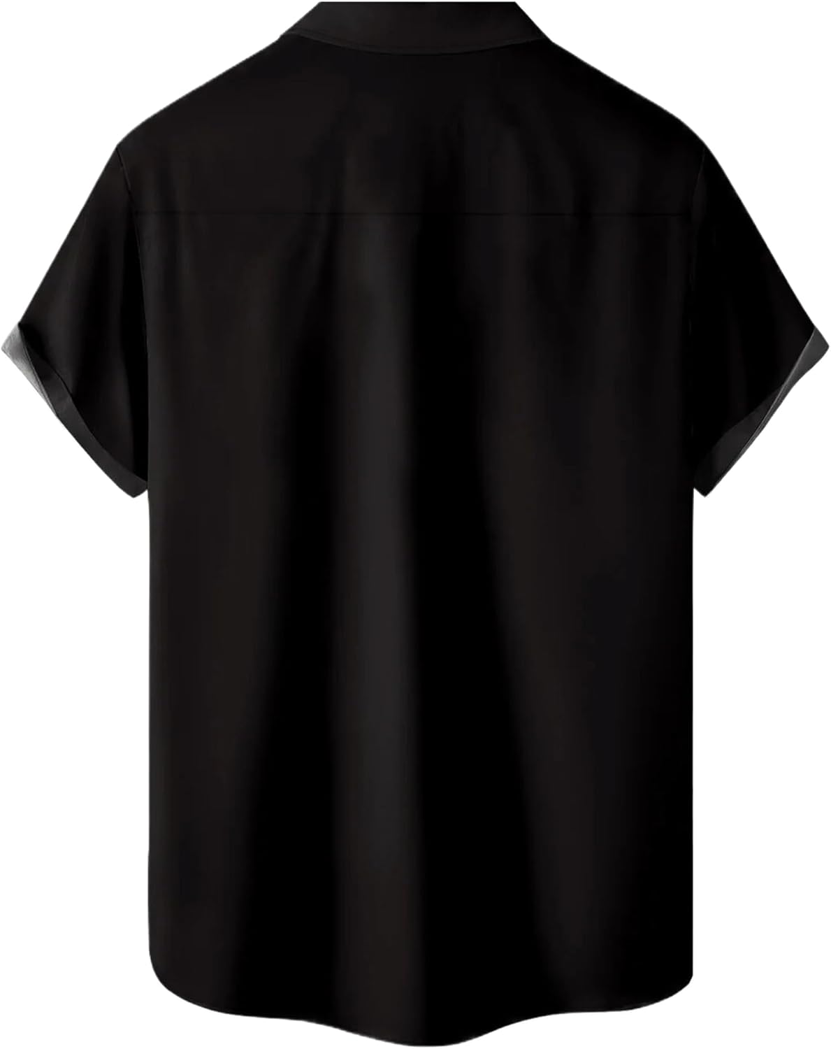 Mens Halloween Shirt Pumpkin Printed Hawaiian Bowling Short Sleeve Casual Button Down Holiday Shirts - Image 3