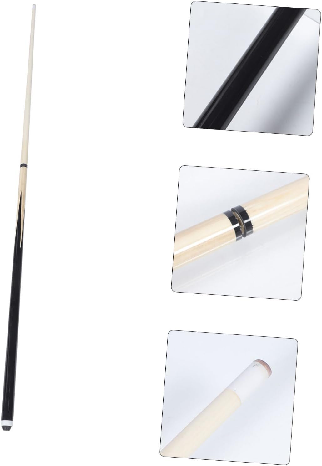 Hemoton Sturdy Maple Wood Pool Cue Stick Billiard Cue for Adults Boys and Girls Practice Wooden