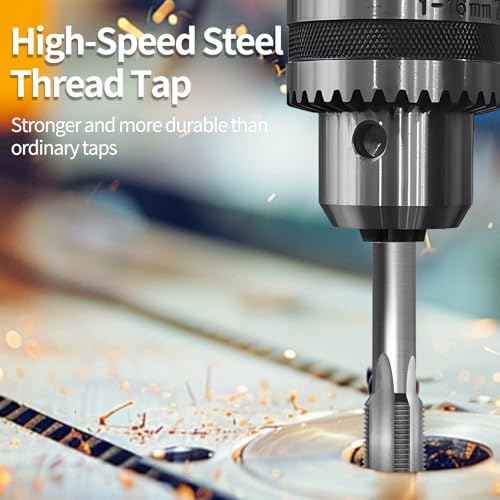 Gewindeschneid und Gewindeschneideisen M20 X 1,5mm, HSS Metric Gewindebohrer Außengewindeschneider Set, M20 Rechtsgewinde Feingewinde Schneider und Schneideisen