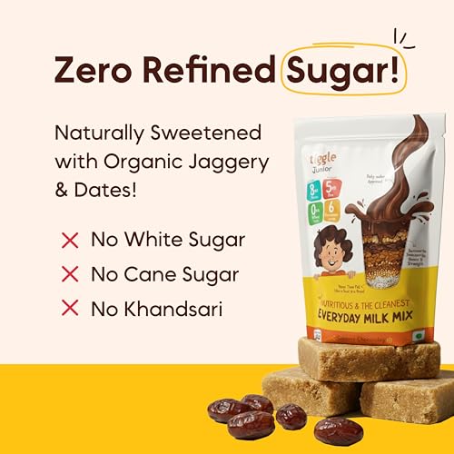 Image of Tiggle Junior Kids Protein Powder - 350g, Everyday Chocolate Milk Mix