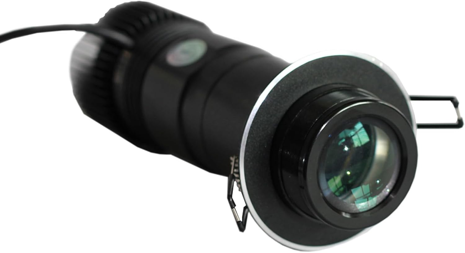 US Stock 10W LED Logo GOBO Projector Embedded Black Desktop / Mountable LED Gobo Projector Indoor Advertising Logo lamp (Including Free Custom Static Glass GOBO)