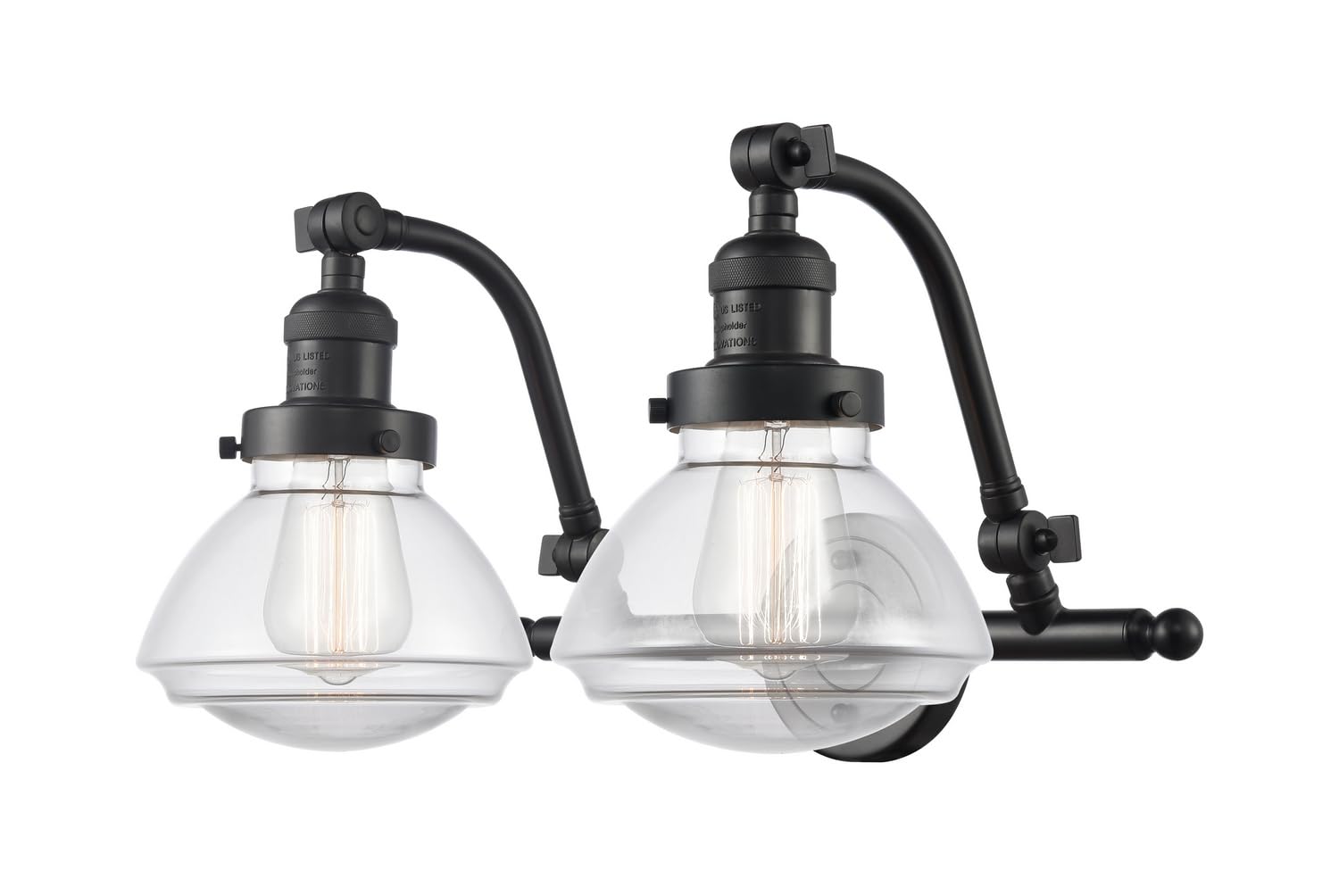 Innovations Lighting 515-2W-OB-G322-LED Olean 2 Light Bath Vanity Light Part of The Franklin Restoration Collection,Oil-Rubbed Bronze