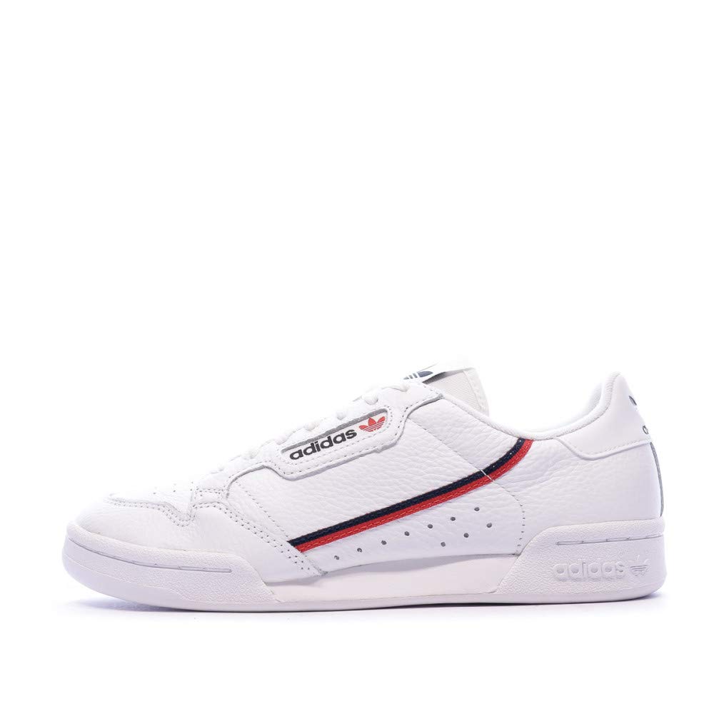adidas Continental 80, Herren Fitnessschuhe, Weiß (Ftwbla/Escarl/Maruni 000), 44 2/3 EU