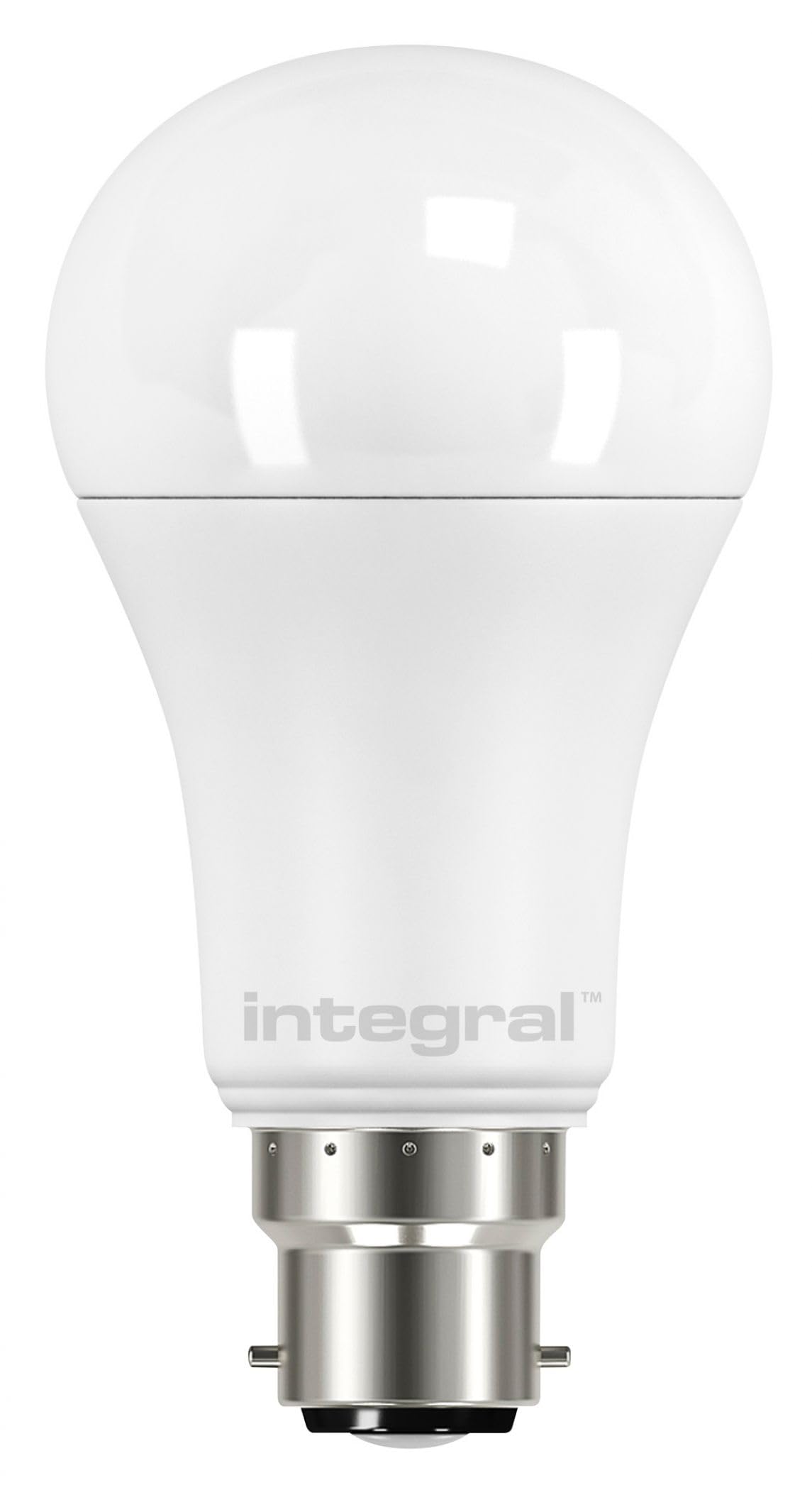 Integral Bombilla LED esférica, de bajo consumo, GLS, esmerilado, intensidad regulable, vidrio, B22, 13.5 wattsW