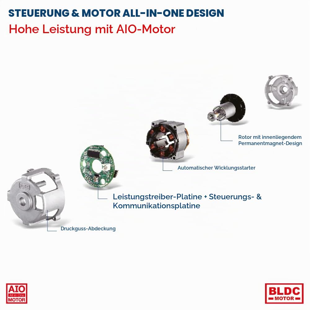 ACDelco ARW1210-3P G12 Serie Li-Ion 12V (10.8V) Brushless 3/8 Zoll Elektro-Ratsche Elektrischer Ratschenschlüssel Set Power Tool Kit, Werkzeugset Inklusive Akku & Ladegerät