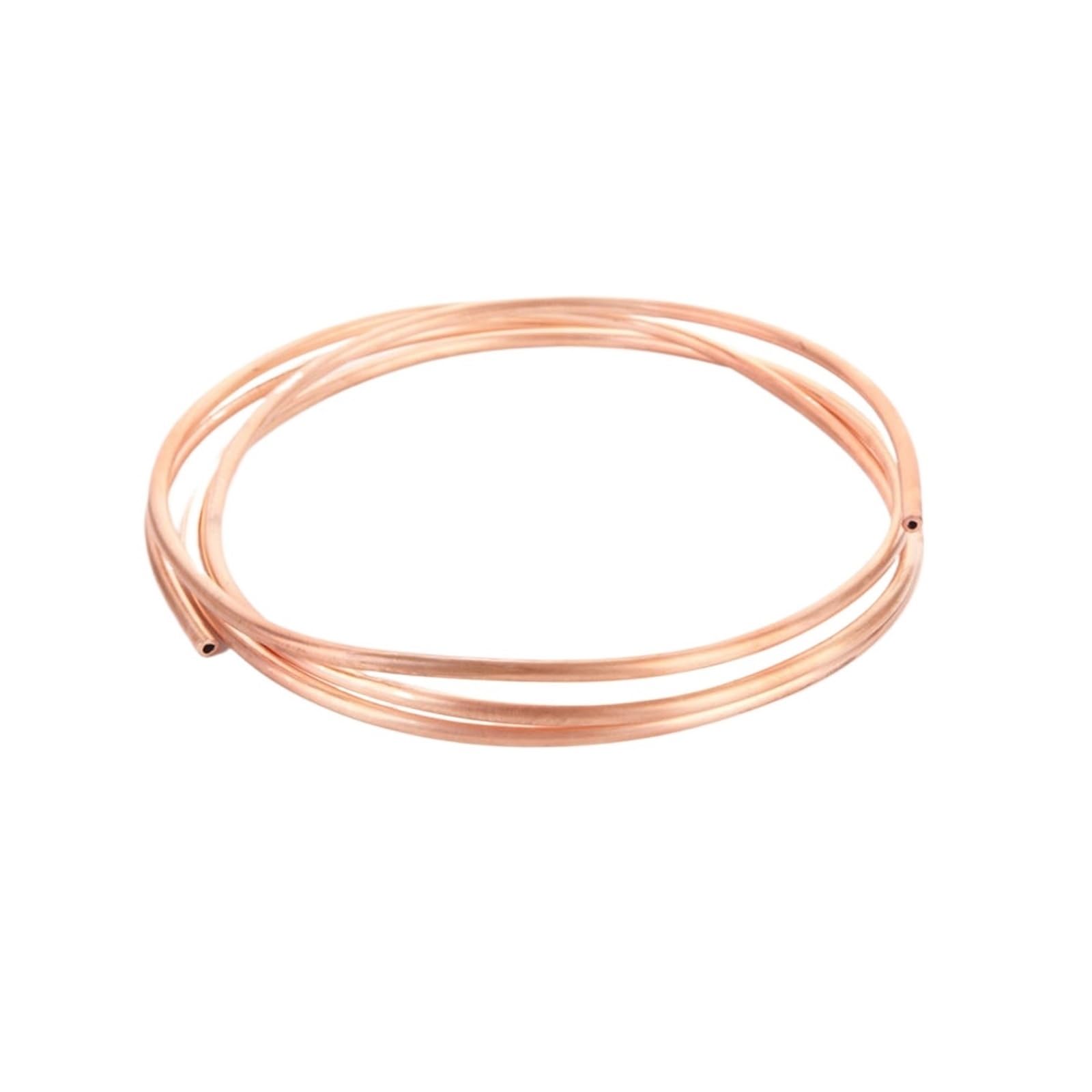 yaoqijie 10m T2 czerwona cewka miedziana 2/3/4/5mm rura miedziana klimatyzacja rura miedziana miękka rurka 99.9% T2 miedź DIY chłodzenie lasting (Color : OD 5 x T 0.5)