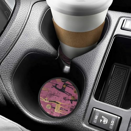 Posavasos para auto con diseño animal 2 piezas miniatura 6