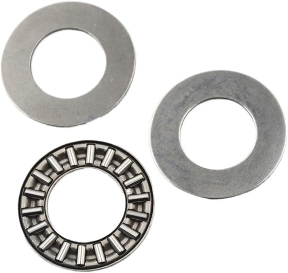 Bearings, 1 Set AXK0821 AXK1024 AXK1226 AXK1528 Thrust Needle Roller Plane Bearing with Two washers Ball Bearing(AXK0821 2AS),High Load Carrying Capacity(AXK1024 2AS)