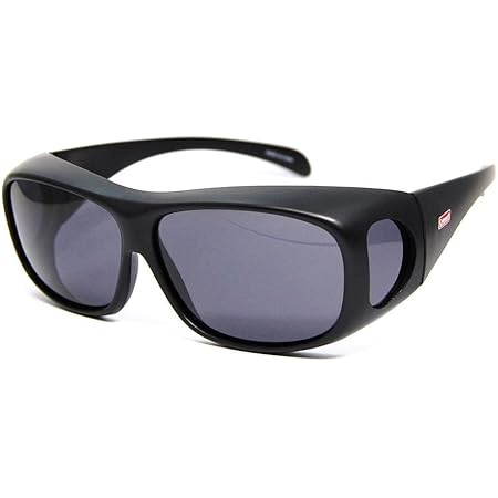 コールマン アウトドアサングラス 偏光レンズ CM-4019-1 UV99%カット オーバーグラスタイプ(眼鏡対応) トリアセテート CM-4019-1