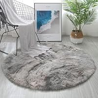 Rond hoogpolig vloerkleed - Lofty Creme/Wit | Heerlijk fris interieur