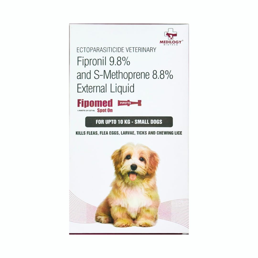 Richpet Flea and Tick Control: Powerful Dog Flea Killer - Effective Dog Flea Medicine for Small Dogs (10 kgs or Below), Spot On Flea & Tick Prevention, (1 Month Supply) (B0CPM1TTSB) Amazon Price History, Amazon Price Tracker