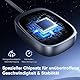 kacylzom Carplay Wireless Adapter 2 in 1 - Kabelloser Wireless Android Auto Adapter für iPhone 6+/iOS 10 + & Android 11+ Konvertieren Wired Android Auto/Carplay in Kabellos