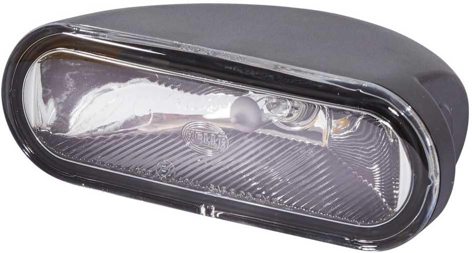 Hella 1NA 008 284-001 Halogen/FF-Front Fog Light - FF 75-12V - rectangular - Bolted - Clear diffusing lens - Lens Colour: Crystal clear - right/left
