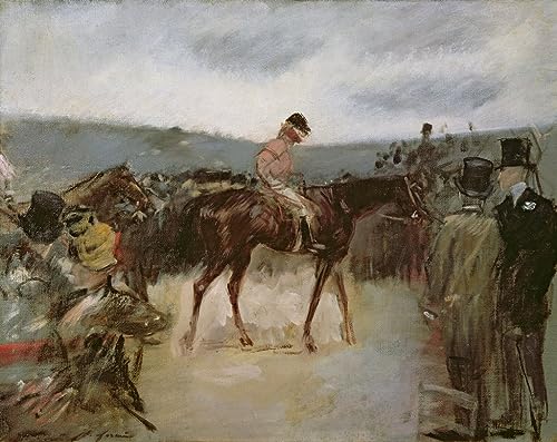 Tableau aux courses Jean Louis Forain image sur toile pour habiller un grand mur vide
