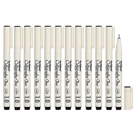 Artline 1.0mm Calligraphy Pen in Black Cover