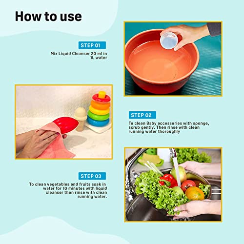 Image of Pigeon Liquid Cleanser for Nursing Products 200ml Japan's No.1 Brand | Baby Bottle Cleaning Liquid | Dish Washing Liquid for Breast Pumps, Feeding Bottles & Accessories