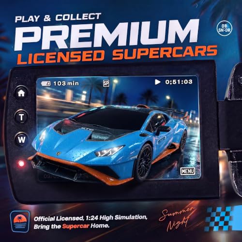 Image of BEZGAR 1:24 Official Licensed Lamborghini Huracan STO Remote Control Car