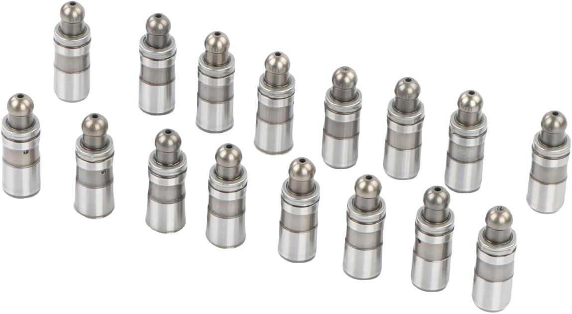 246102E000 16pcs Valve Lifter Tappets Adjuster Rocker Arms Fit for Elantra Ioniq Sonata Tucson Veloster Optima Seltos Soul, Replace OE 24610-2E000, 246102E000