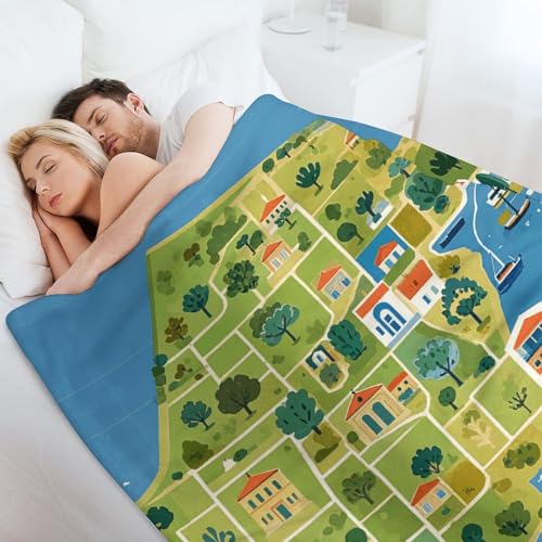 Couverture flanelle Grèce douce et confortable de qualité supérieure - 7