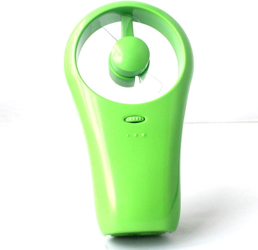 HUAHEE Green Hand-held Mini Portable Super Mute USB/Battery Cooling Fan for Outdoor Sport