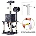 Yaheetech 54in Cat Tree, Multi-Level Cat Tower with Scratching Posts, Spacious Condo and Hammock, Ideal Activity Center for Indoor Kittens, Dark Gray