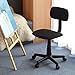 HOMY CASA Kids Mesh Mid-Back Desk Chair Student Adjustable Computer Task Desk Office Chairs (Black)