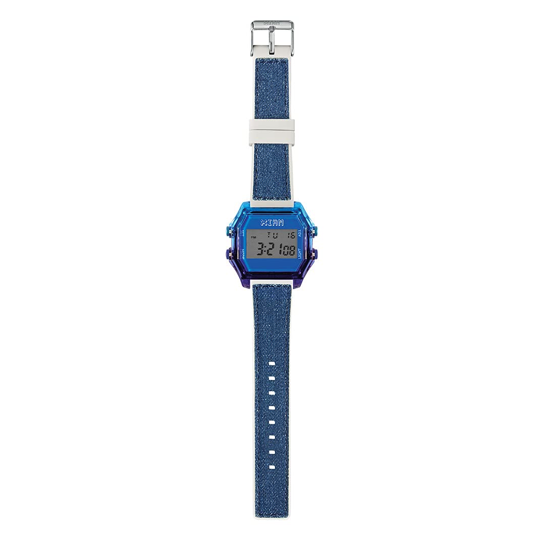 I AM Orologio per Uomo Digitale Al quarzo con cinturino Silicone IAM-KIT530