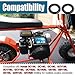 2 pcs 91301-ZM0-V31 O-Ring (6.9X1.45) Compatible with Honda GC135 GC160 GC190 GCV135 GCV160 GCV190 GCV520 GCV530 GS190 GSV190 GX100 GXR120 GXV520 Cam Shaft O-Ring.