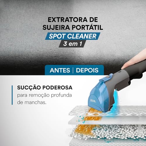 Extratora de Sujeira Portátil Eos Spot Cleaner 3 em 1 1600w Eai1500 110v