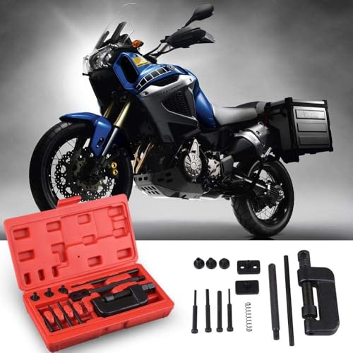 Image of AASONS Chain Breaker Rivet Separator Cutter Motorcycle /Cam Drive Timing Riveter Tool Kit For Breaking & Joining Most Drive Sprocket Chain Splitter From 35-630
