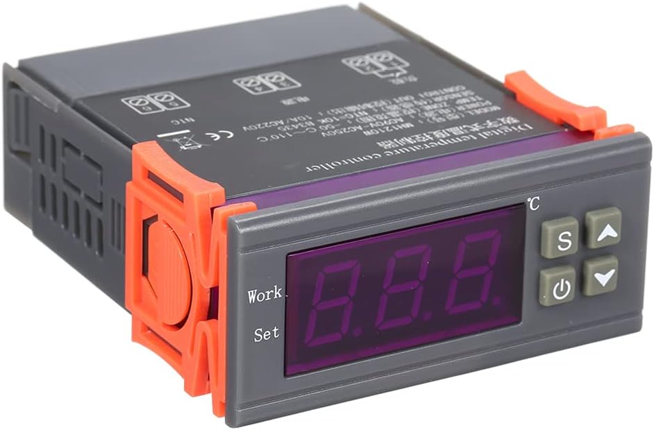 Temperature Controller,MH-1210W Intelligent Microcomputer Digital Temperature Controller Heating/Cooling Temperature Control Thermostat Regulator with Sensor