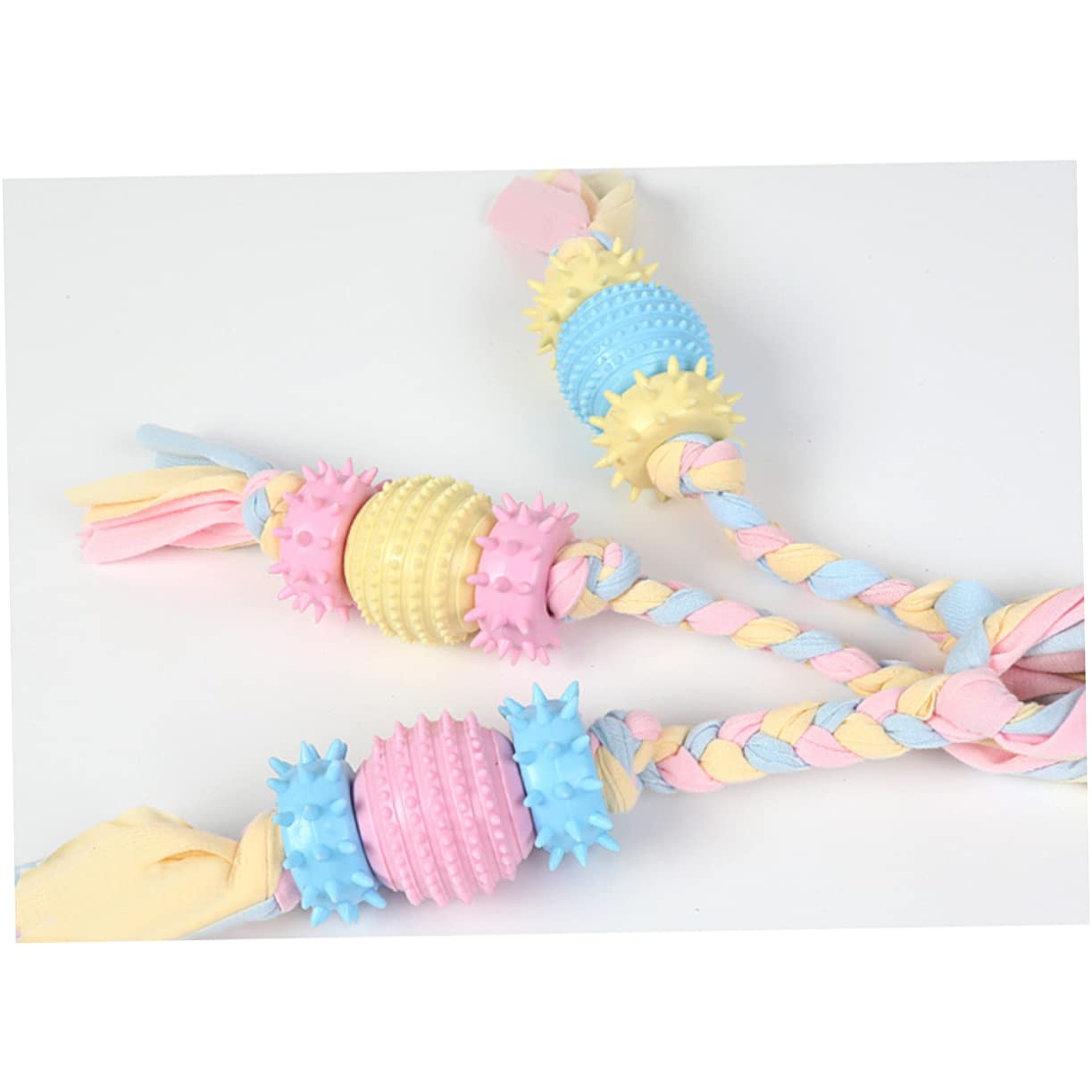 Mipcase Juguetes Juguetes para Perros Juguetes para Masticar 3 Piezas De Juguete para Mascotas Juguete De Cuerda De Algodón para Mascotas Juguete para Morder Perros Suministros para