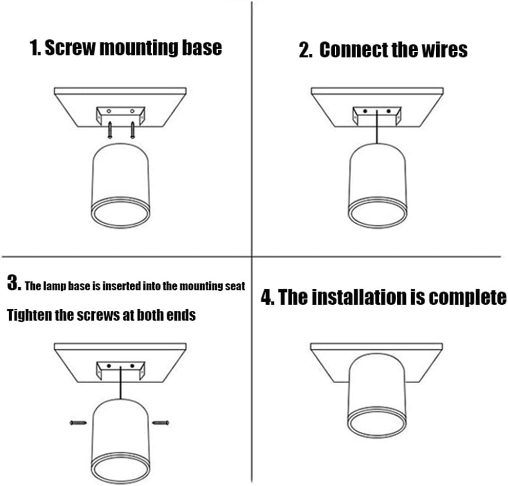 15W Led Ceiling Downlight Cylindrical No Opening Surface Mounted Spotlight Diameter 6Inch Lighting Fixture Modern Simple Decorative Spotlights for Hallway, Living Room/White/3000K